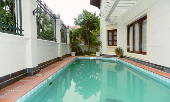 Four Bedrooms Villa For Rent with pool and garden HCMC