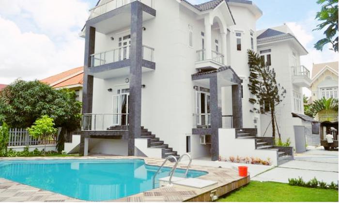 Modern Villas For Rent in Compound, Thao Dien District 2 HCMC