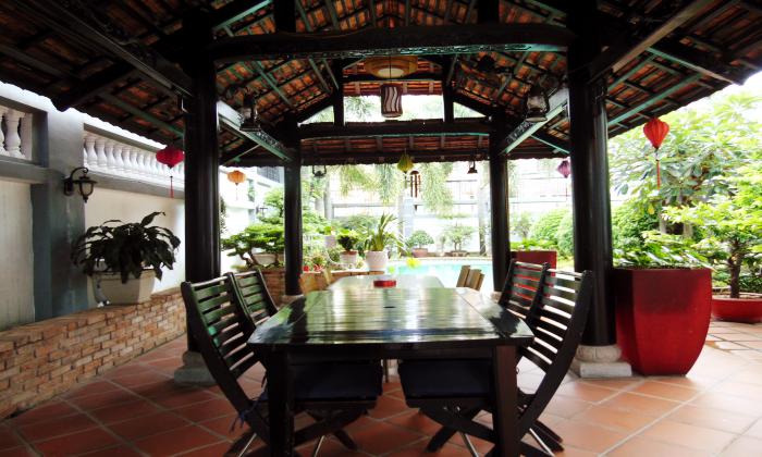  Very Big Garden and Private Pool Villa For Rent in Thao Dien HCM