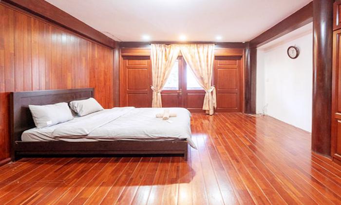 Wooden Style Villa Garden For Rent in Nguyen Van Huong Thao Dien District 2 HCMC