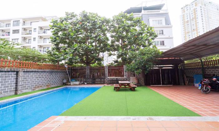 Wooden Style Villa Garden For Rent in Nguyen Van Huong Thao Dien District 2 HCMC
