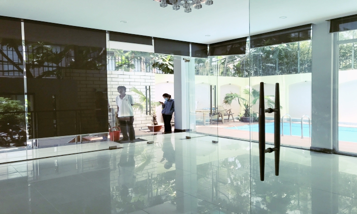 Unfurnished Pool Villa For Rent in 215 Nguyen Van Huong Thao Dien District 2 HCMC