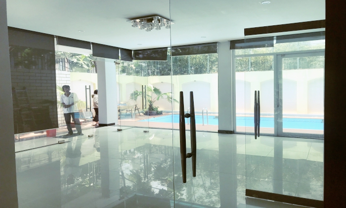 Unfurnished Pool Villa For Rent in 215 Nguyen Van Huong Thao Dien District 2 HCMC