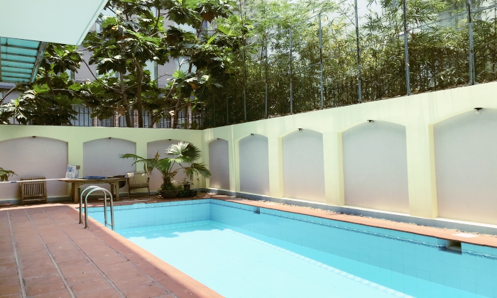 Unfurnished Pool Villa For Rent in 215 Nguyen Van Huong Thao Dien District 2 HCMC