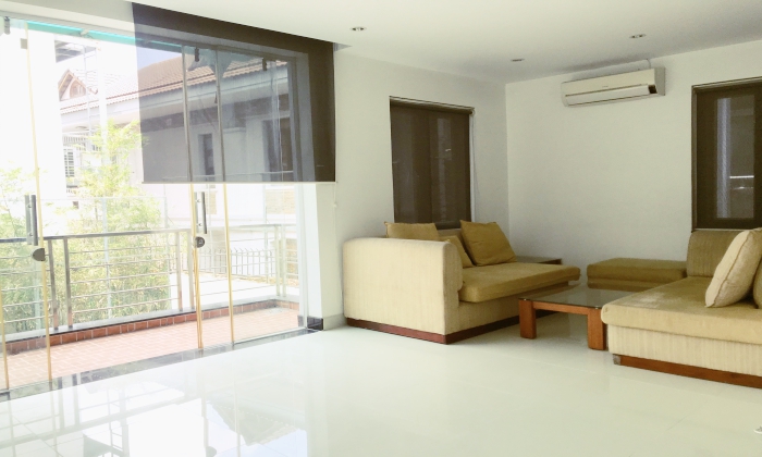 Unfurnished Pool Villa For Rent in 215 Nguyen Van Huong Thao Dien District 2 HCMC