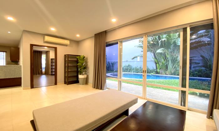 Nice Renovating Furnished Three Bedroom Villa For Rent in Thao Dien HCM City