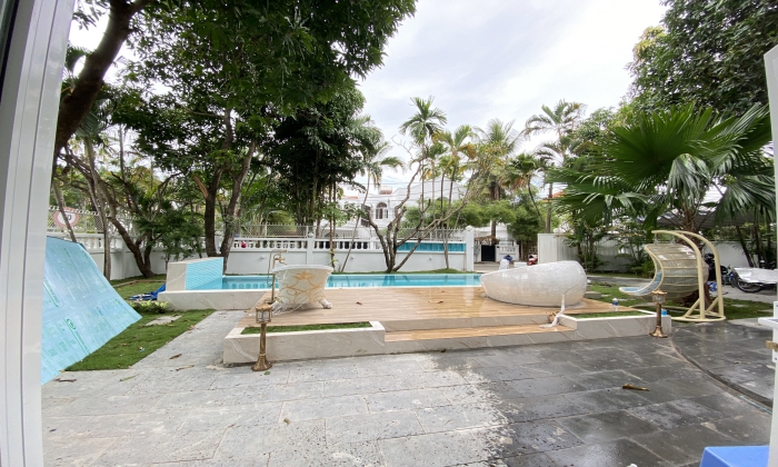 Semi Furnished Pool Villa For Rent in Thao Dien District 2 Ho Chi Minh City