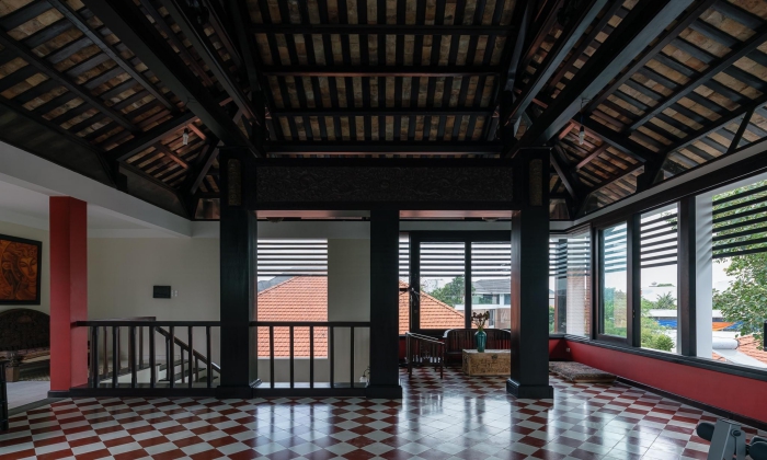 Unfurnished Indochine Style Villa For Rent Nguyen U Di Thao Dien District 2 HCMC