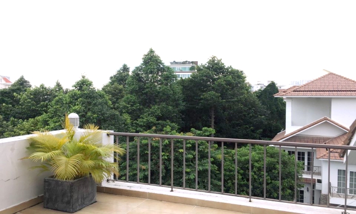 Furnished Modern House For Rent in Compound Nguyen Van Huong St Thao Dien District 2 HCMC